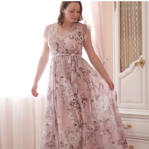 Kate and Lilly Floral Maxi Dress - Picture 1 of 4